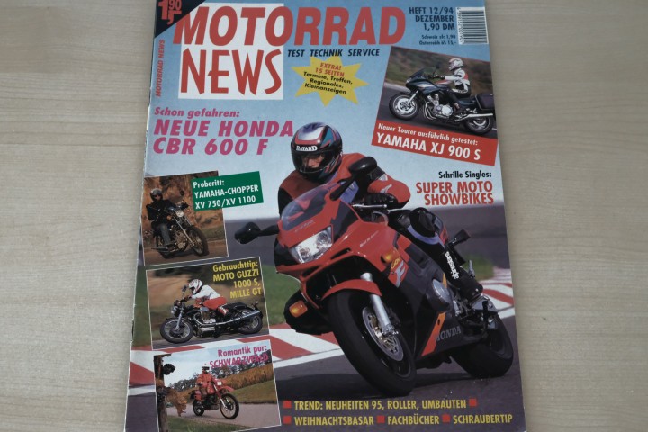 Deckblatt Motorrad News (12/1994)